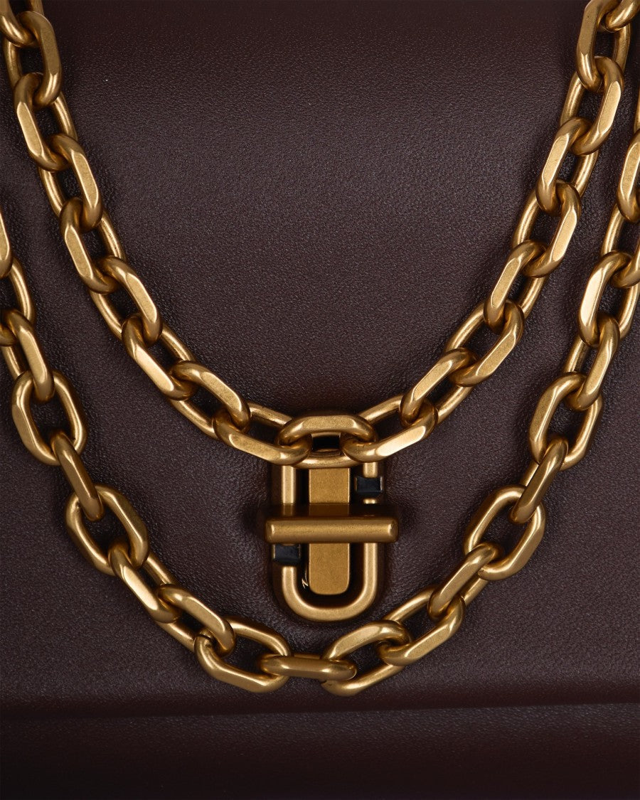 Marc Jacobs The Dual Chain Mini Bag Ganache Shoulder Bag