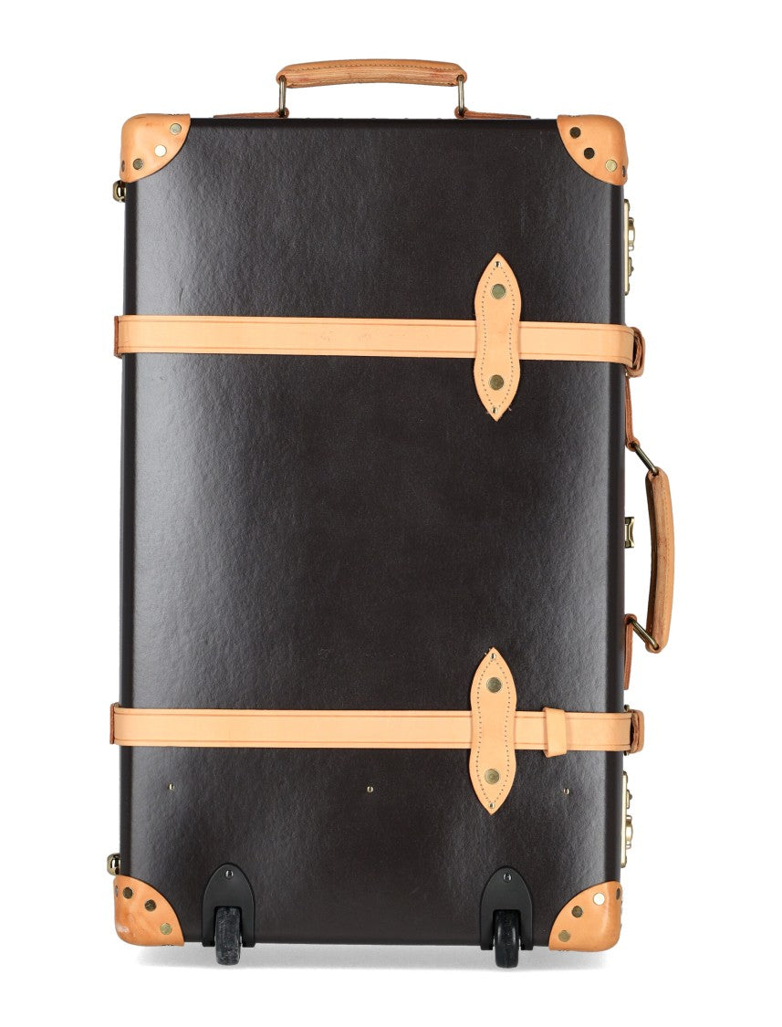 Globe-Trotter Brown Safari Large Suitcase 2 Wheels