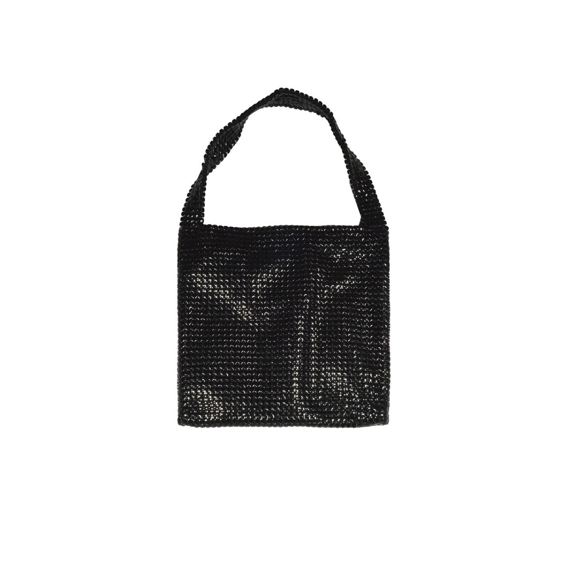 Rabanne Black Small Pixel Chain Bag