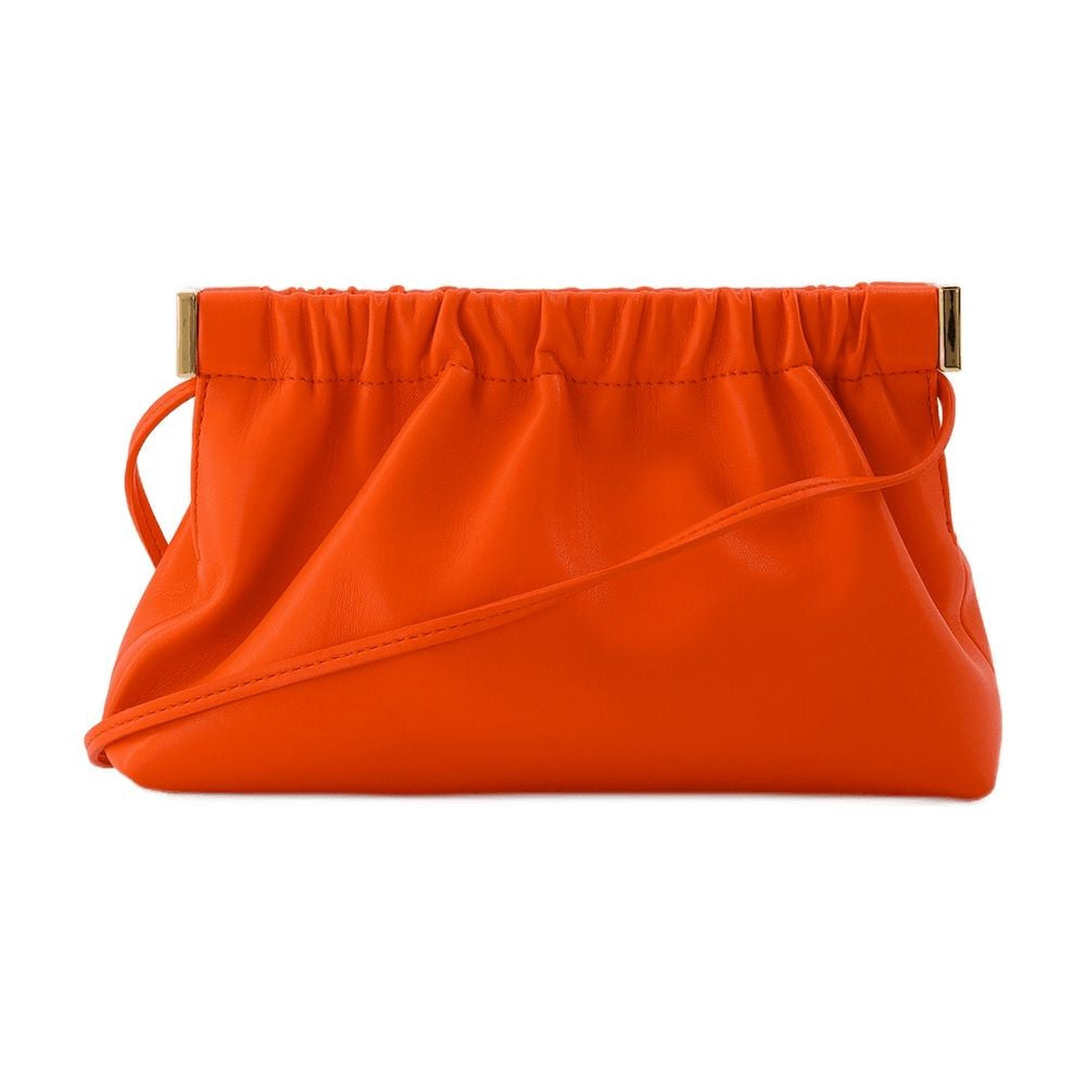 Nanushka Mini Bar Orange Vegan Leather Bag