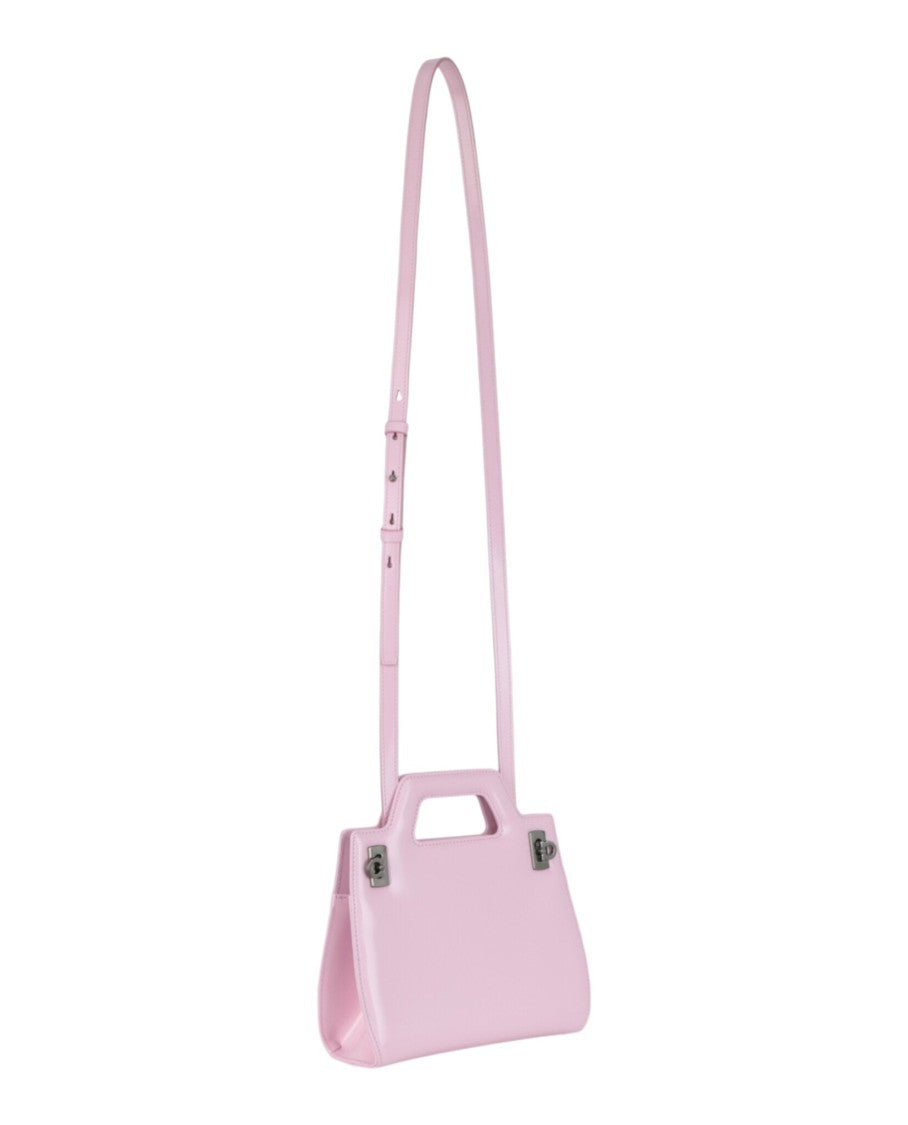 Ferragamo Mini Wanda Leather Top-Handle Bag