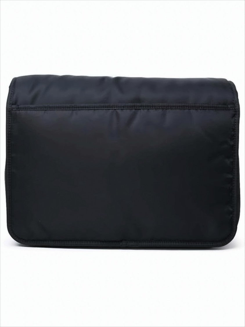 Saint Laurent Structured Black Polyamide Crossbody Bag