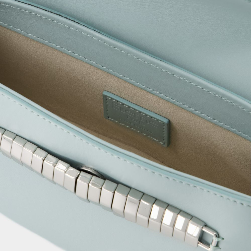 Elleme Eva Hobo Bag - Turquoise - Leather