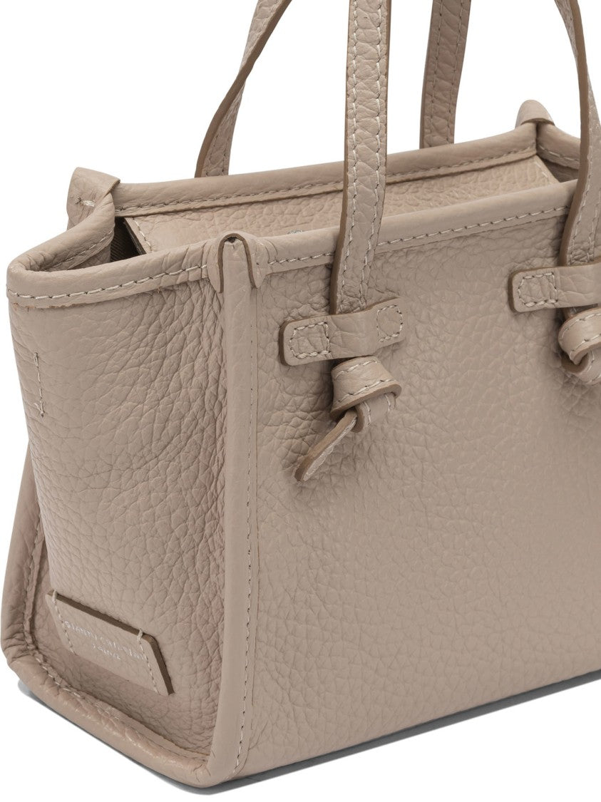 Gianni Chiarini Textured Leather Handbag With Detachable Strap