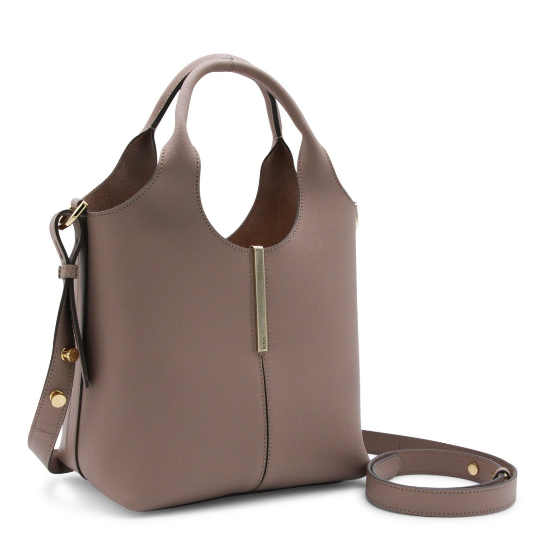 Tod's Muted Pink Leather Tote Bag