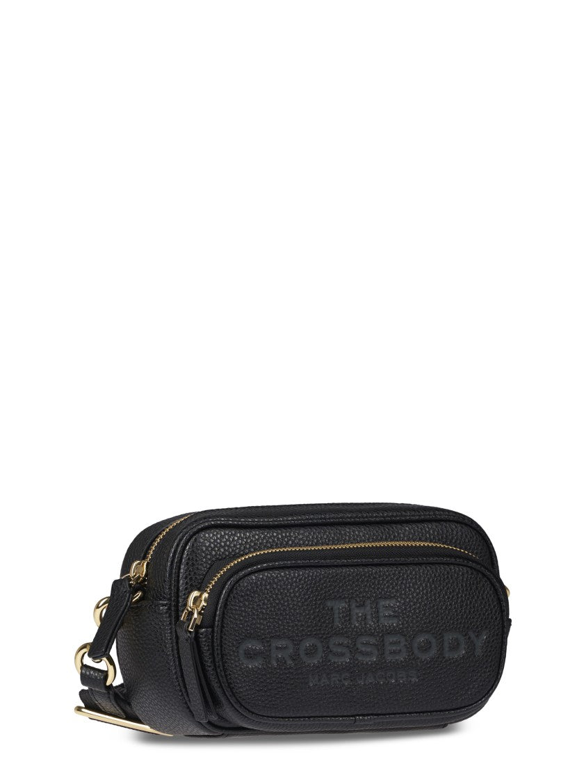 Marc Jacobs Textured Leather Crossbody Bag With Gold-Tone Hardware