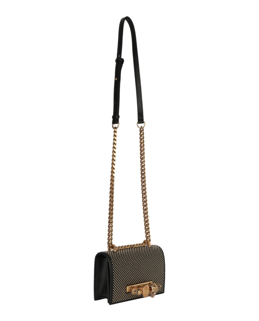 Alexander Mcqueen Mini Jewelled And Studded Shoulder Bag