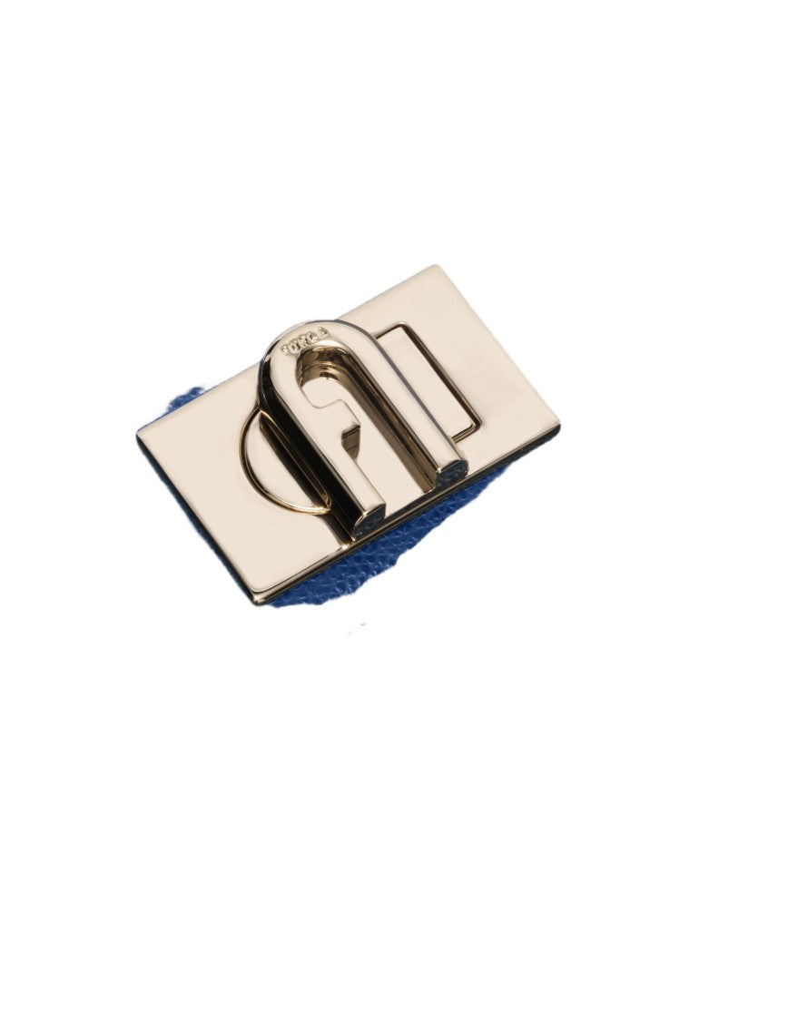 Furla 1927 Mini Leather Top Handle, Indigo