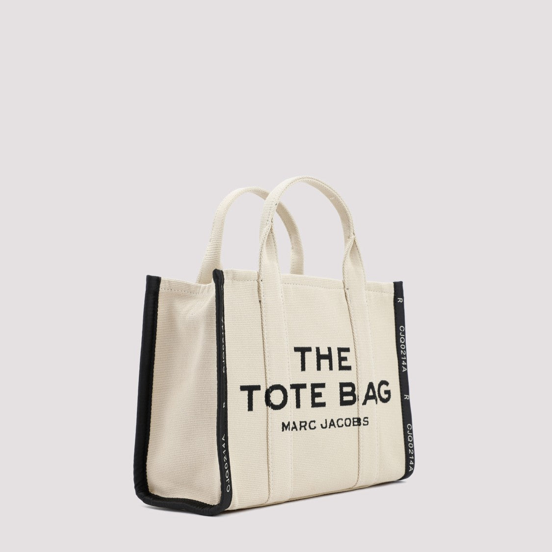 Marc Jacobs Textured Nude Tote Bag With Black Trim