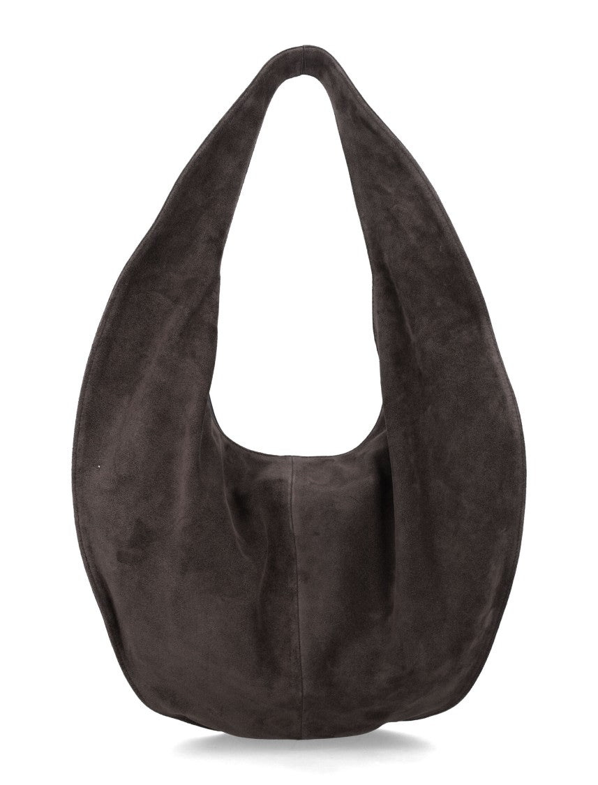 Maeden Suede Leather Cocoa Market Tote