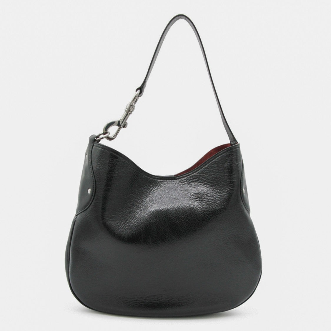 Mulberry Black Leather Hackney Shoulder Bag