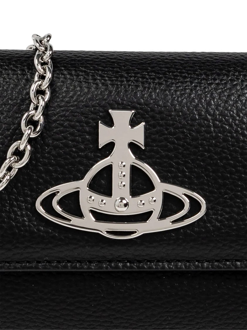 Vivienne Westwood Orb-Plaque Crossbody Clutch Bag
