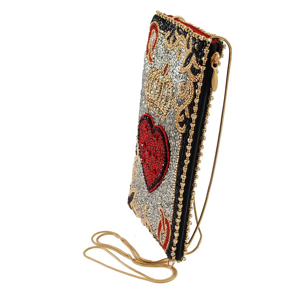 Mary Frances Queen of Hearts Crossbody