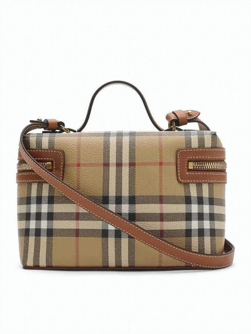 Burberry Rectangular Check Pattern Shoulder Bag