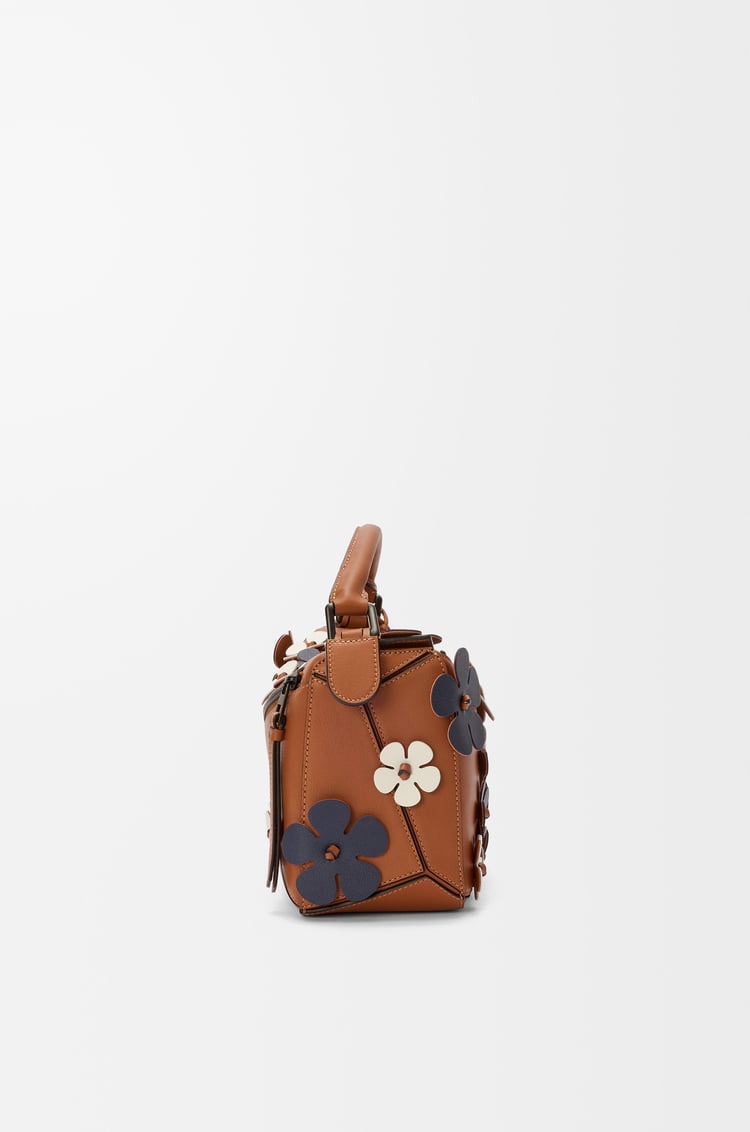 Puzzle 10 Plumeria Re-Edition Bag In Classic Calfskin