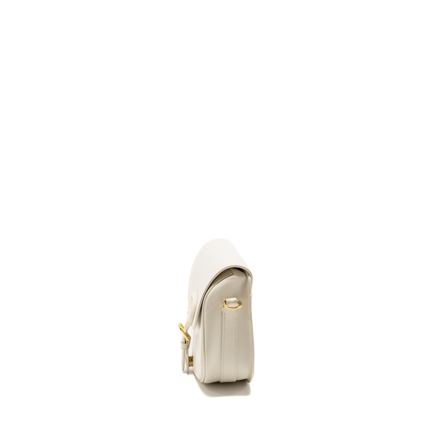 Dior Medium Dior Bobby Bag Calfskin White GHW