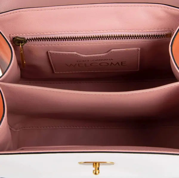 Dolce & Gabbana Welcome Di Calfskin Handbag