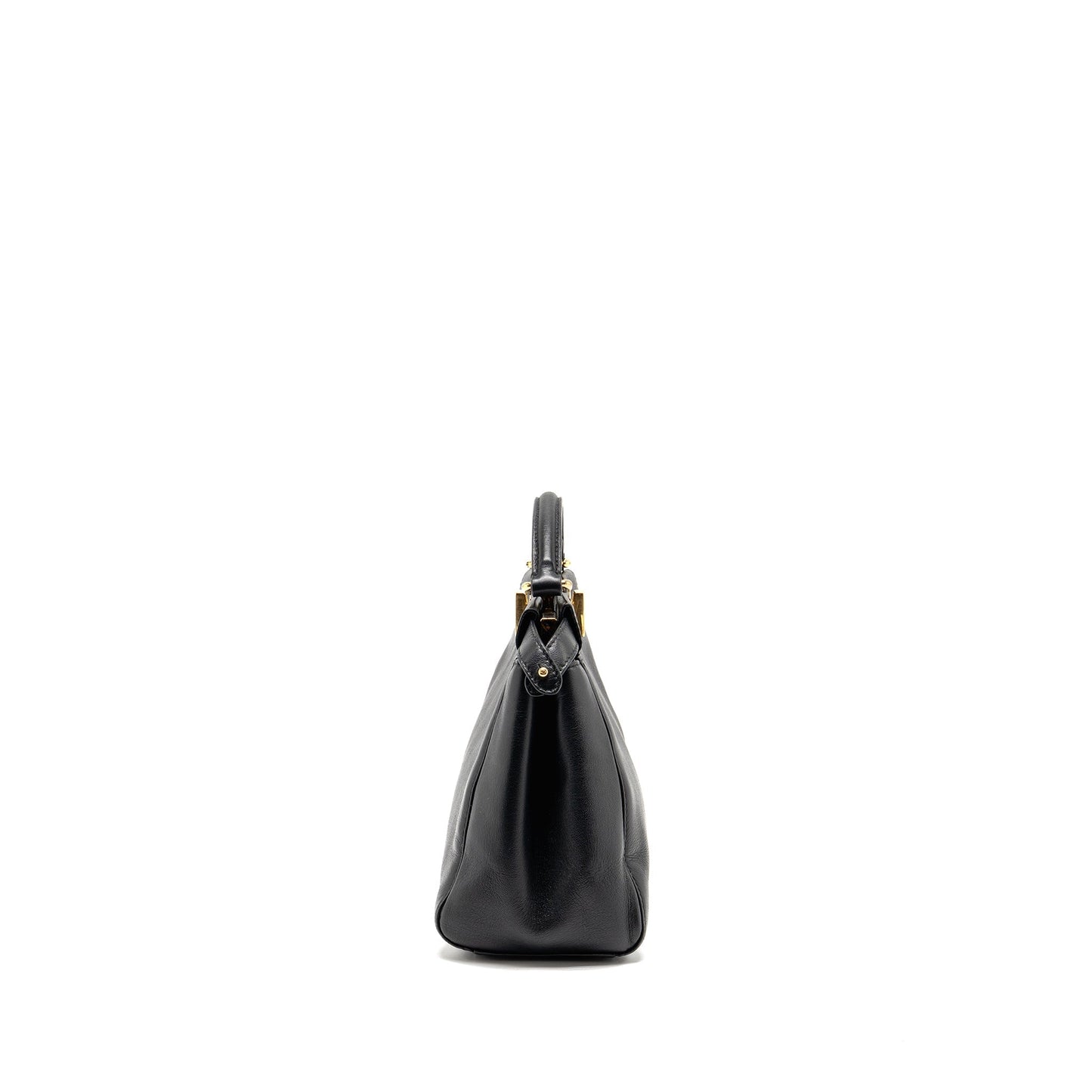 Fendi Mini Peekaboo Lambskin BLACK GHW