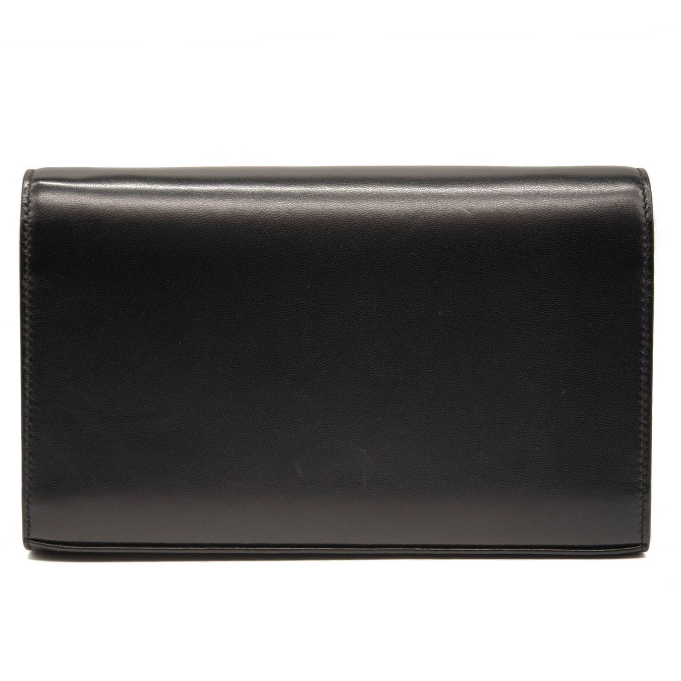 NEW Saint Laurent Monogram Cassandra Tri Metal Chain Wallet Bag WOC