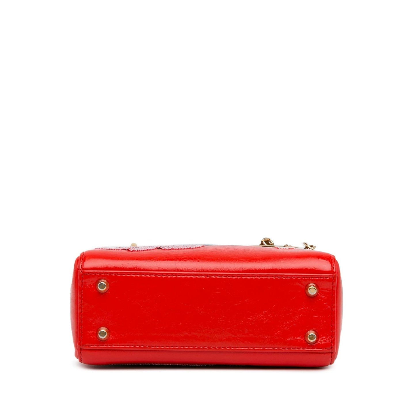 Dior Mini Calfskin Sequin Embellished Lady Dior