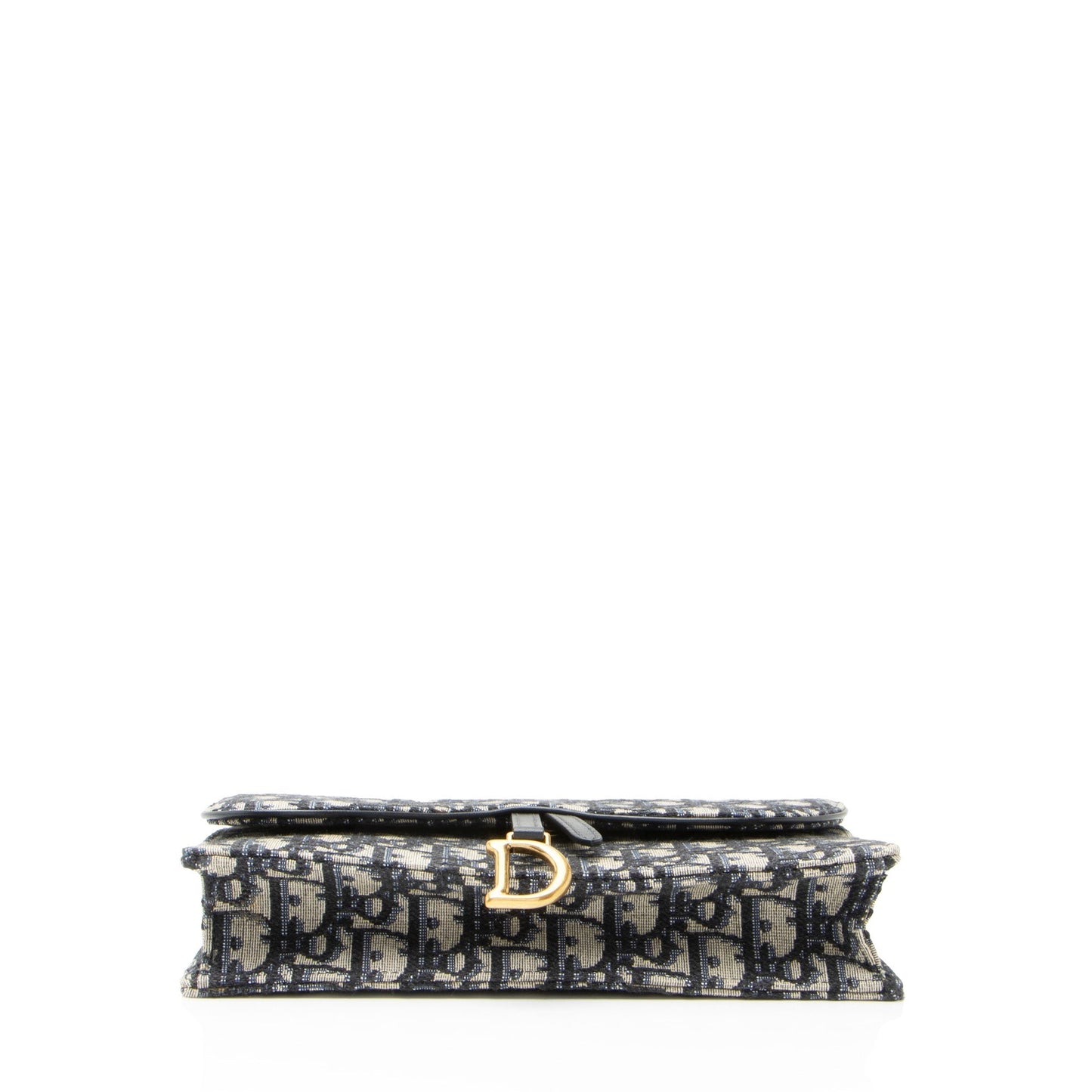 Dior Oblique Medium Saddle Pouch with Chain