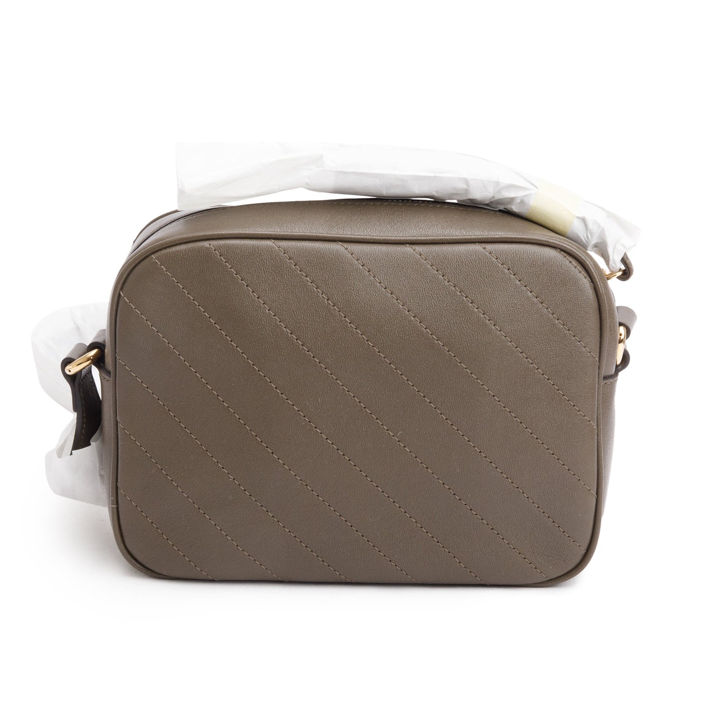 Gucci Brown Calfskin Leather Mini Blondie Shoulder Bag