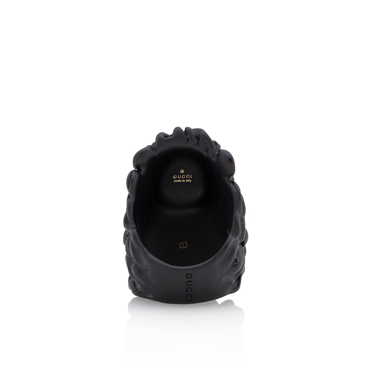 Gucci Faux Pearl Lion Head Ring - Size 4 1/2 (SHF-22271)