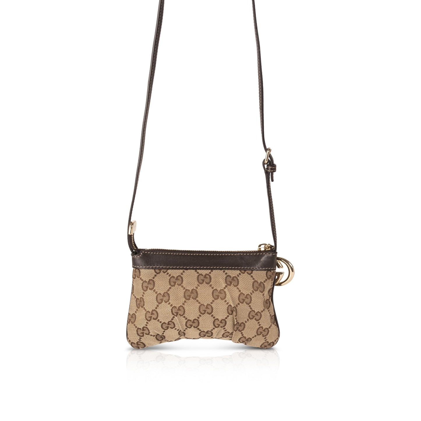 Gucci GG Canvas Charm Sling Pochette