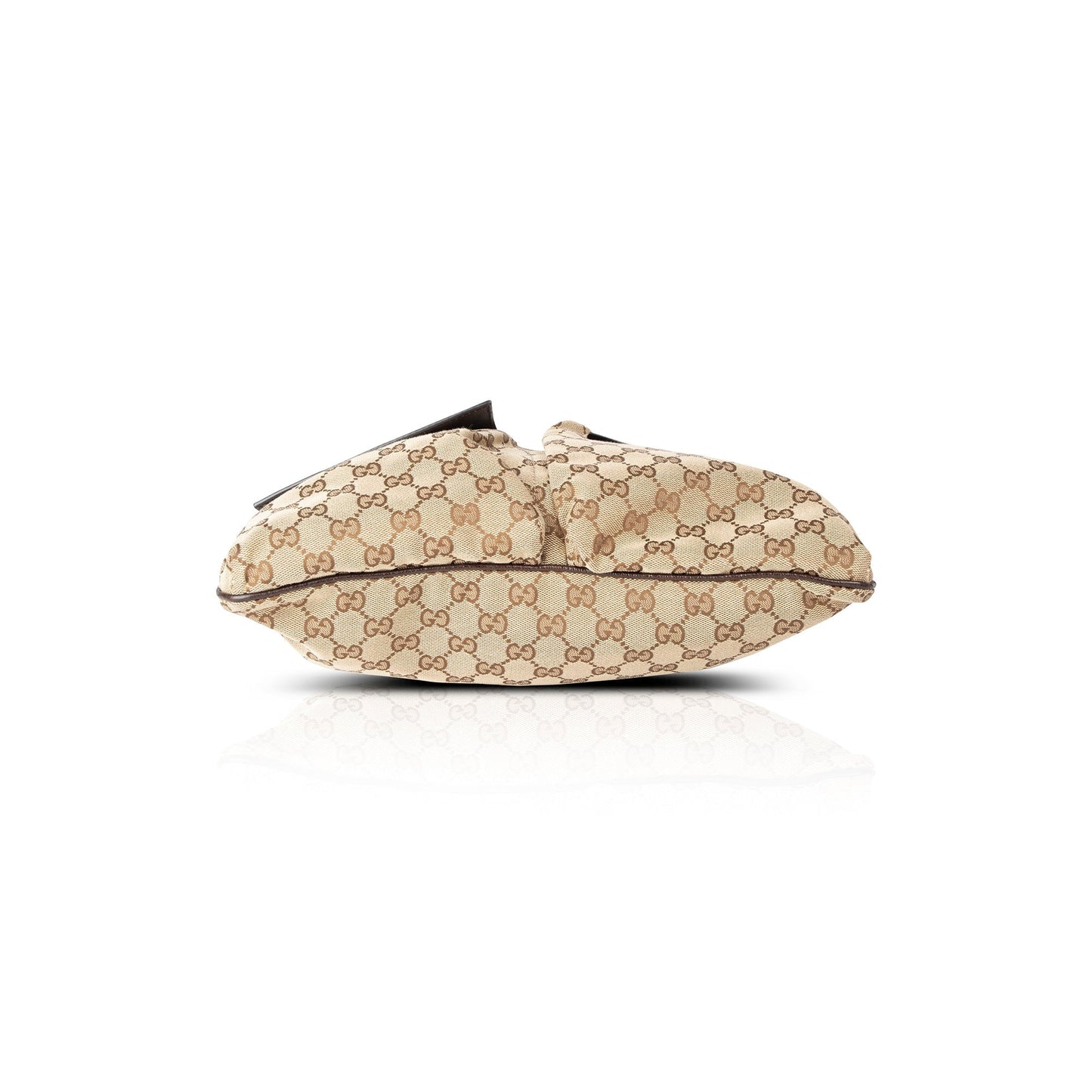 Gucci GG Canvas Web Double Pocket Messenger Bag