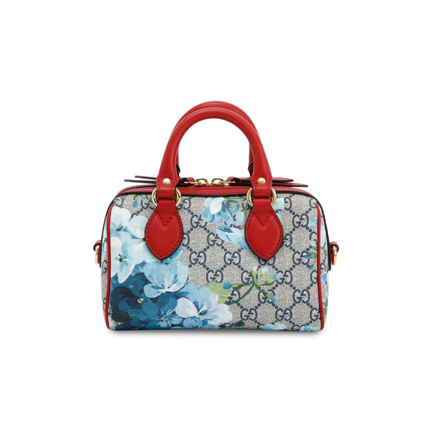 Gucci GG Supreme Blooms Mini Boston Bag