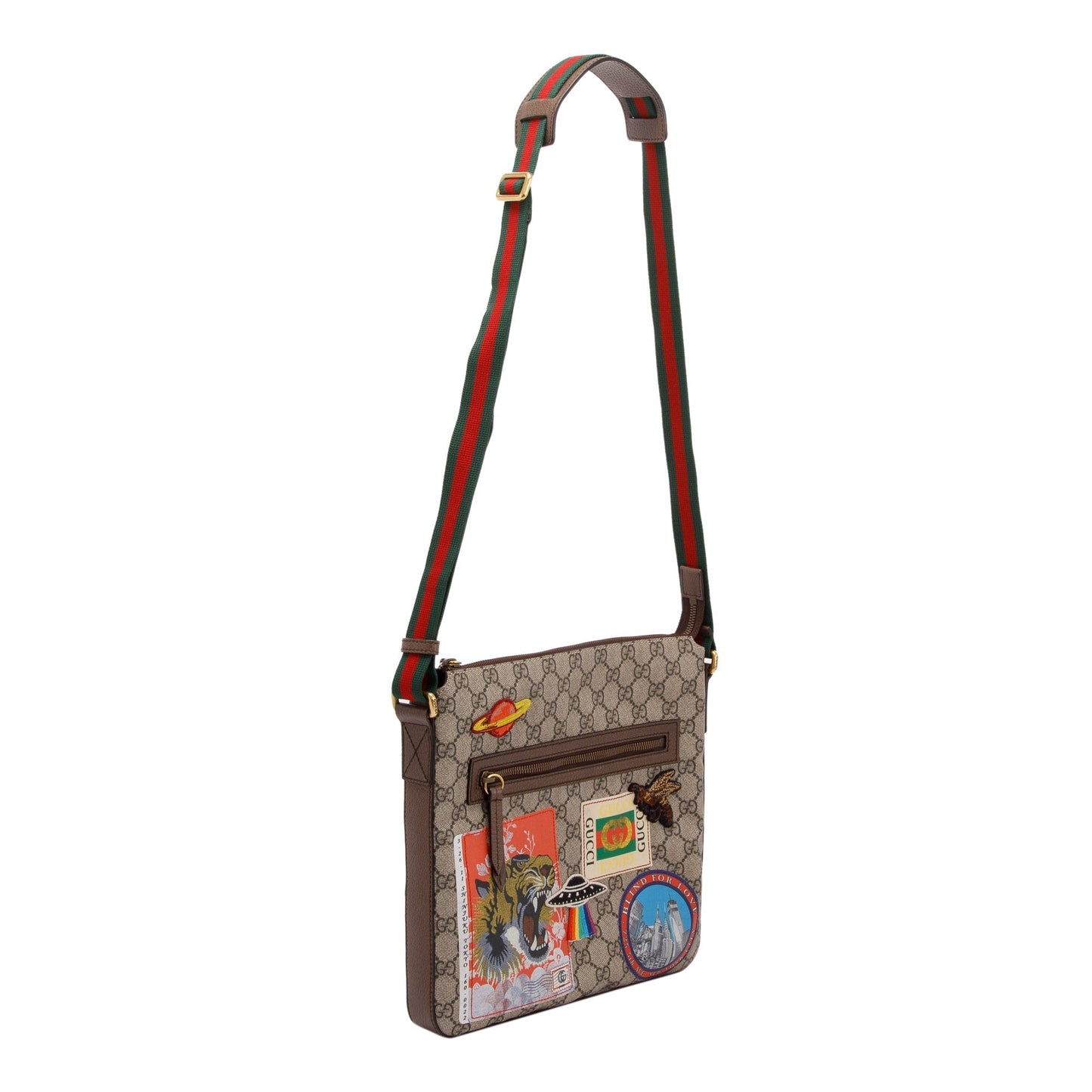 Gucci GG Supreme Courrier Soft Messenger Bag
