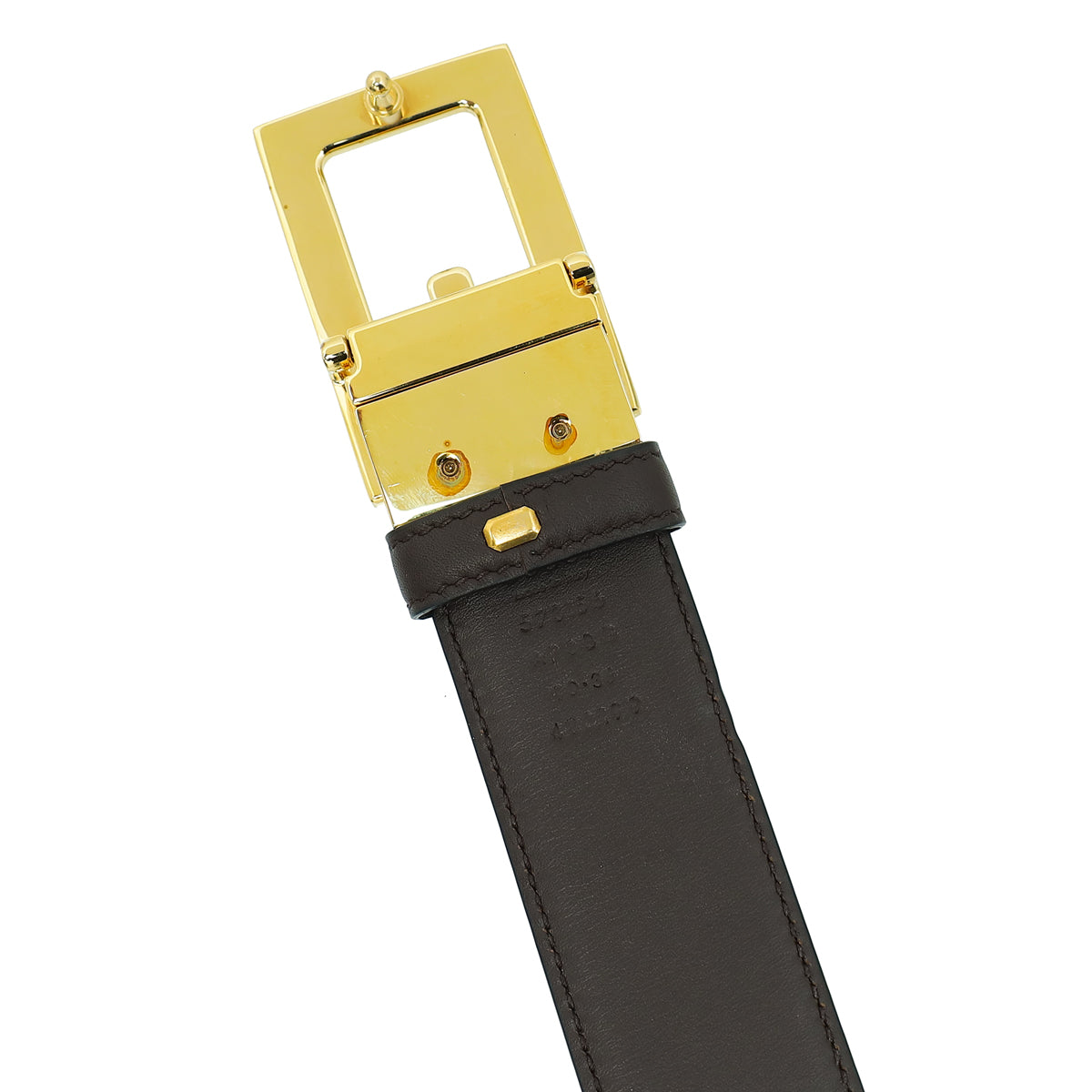 Gucci Bicolor G Buckle Reversible Belt 36