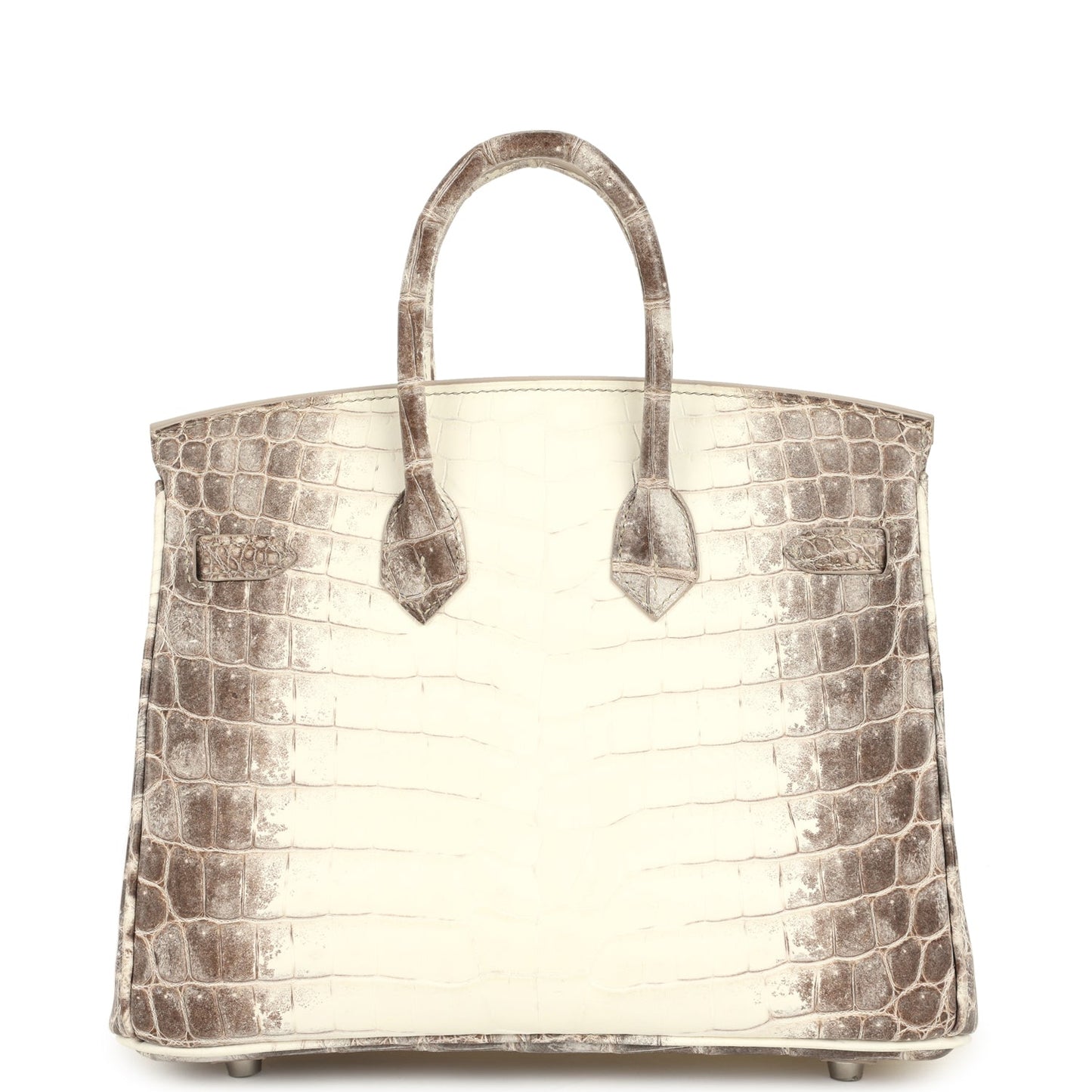Hermes Birkin 25 Himalaya Niloticus Crocodile Palladium Hardware