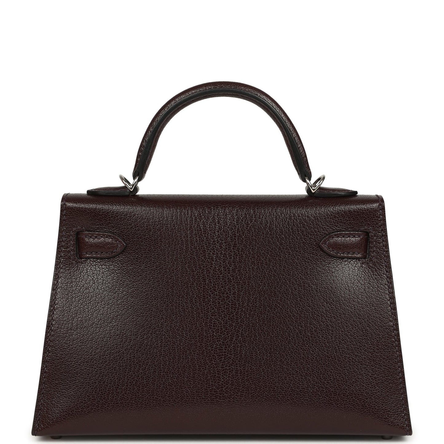 Hermes Kelly Sellier 20 Rouge Sellier Chevre Chamkila Palladium Hardware