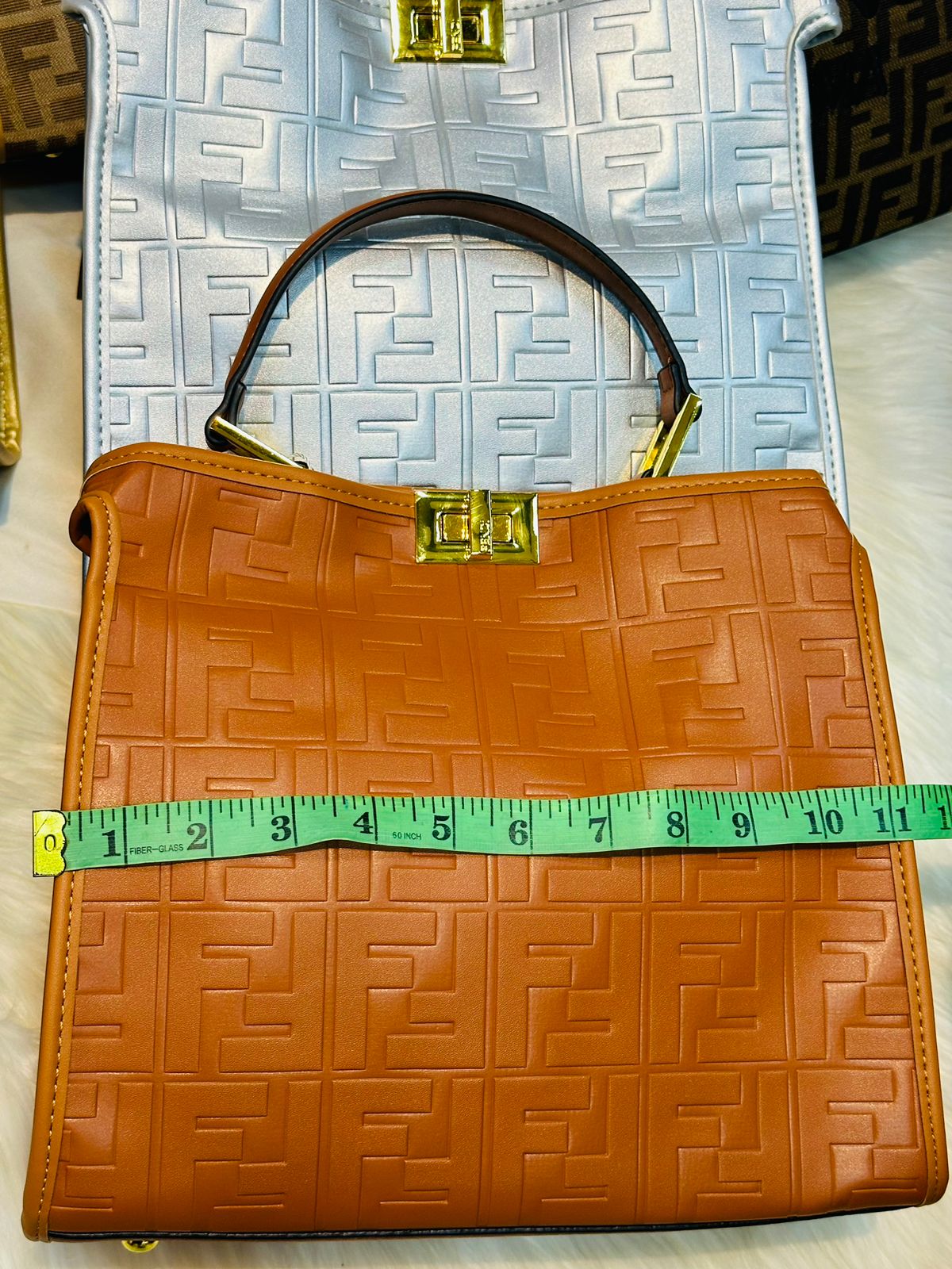 Fendi Tote Bag with Premium Features (brown 1)