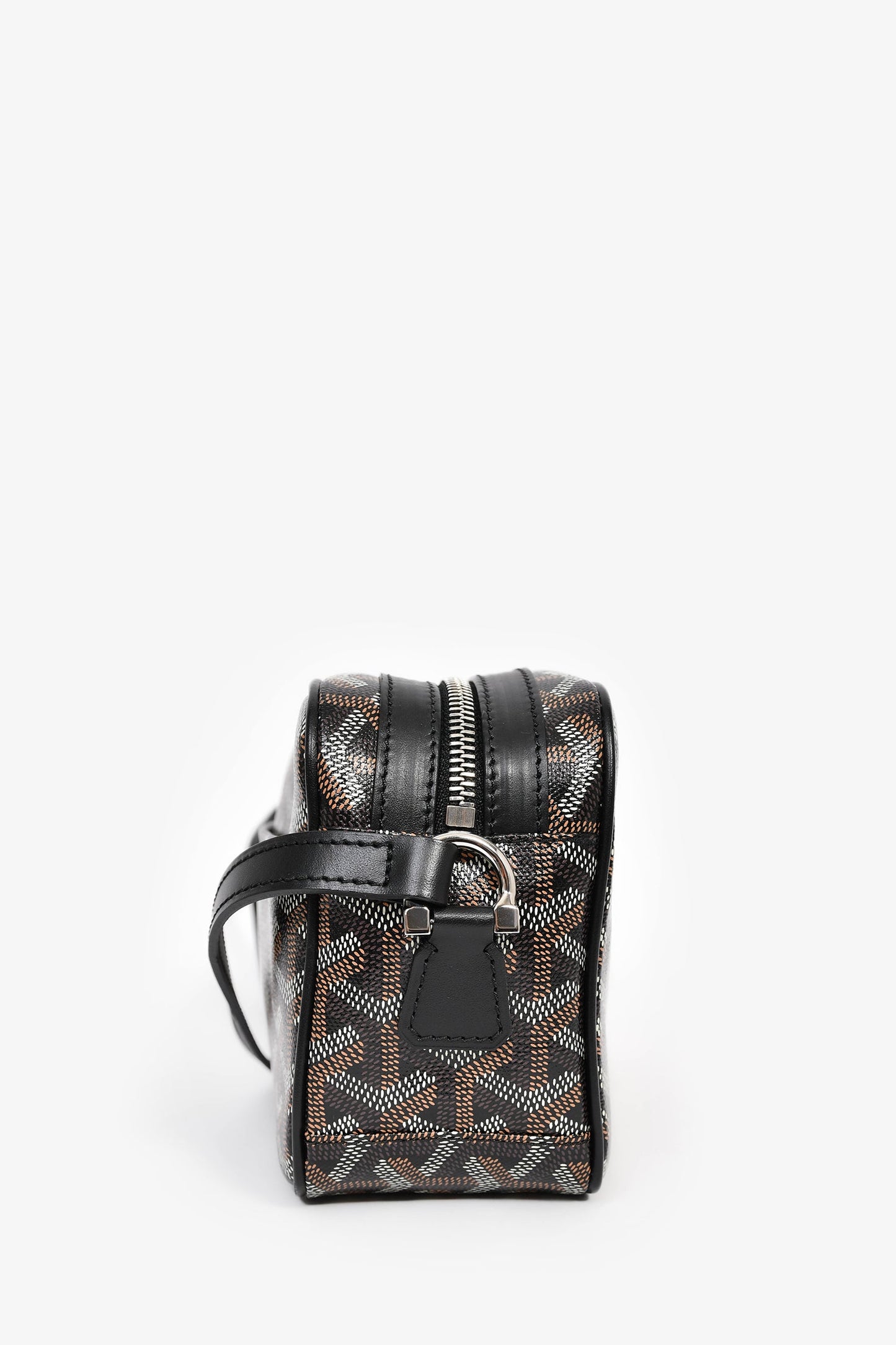 Goyard Black Goyardine Canvas Cap-Vert PM Crossbody Bag