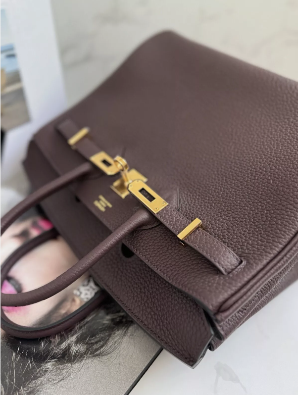 BNIB Hermes Birkin Rouge Sellier Marron Burgundy Togo with Gold Hardware