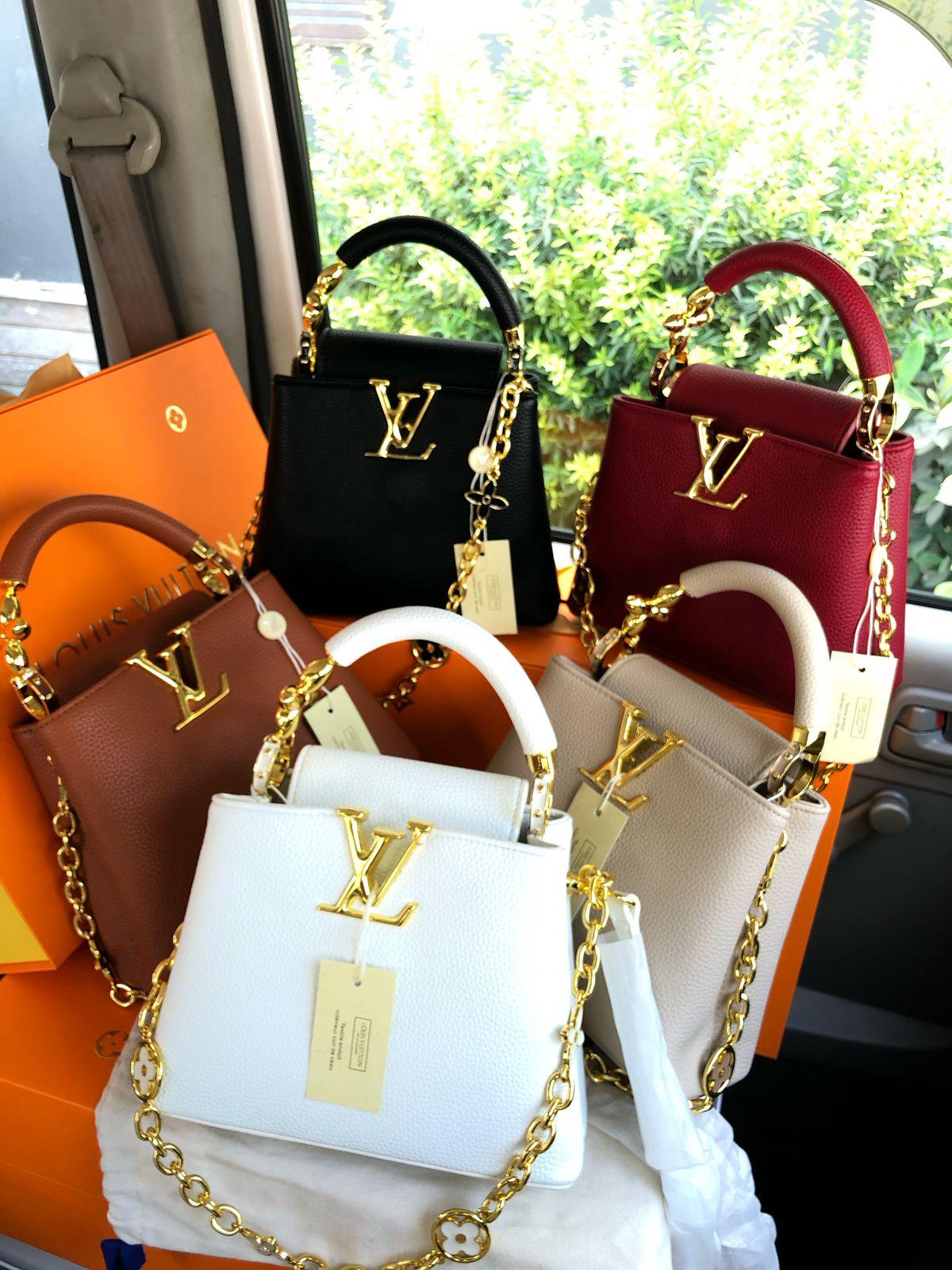 Louis Vuitton — Mini Capucines Bag (AAA Quality | Brand Box & Card Included) (White)