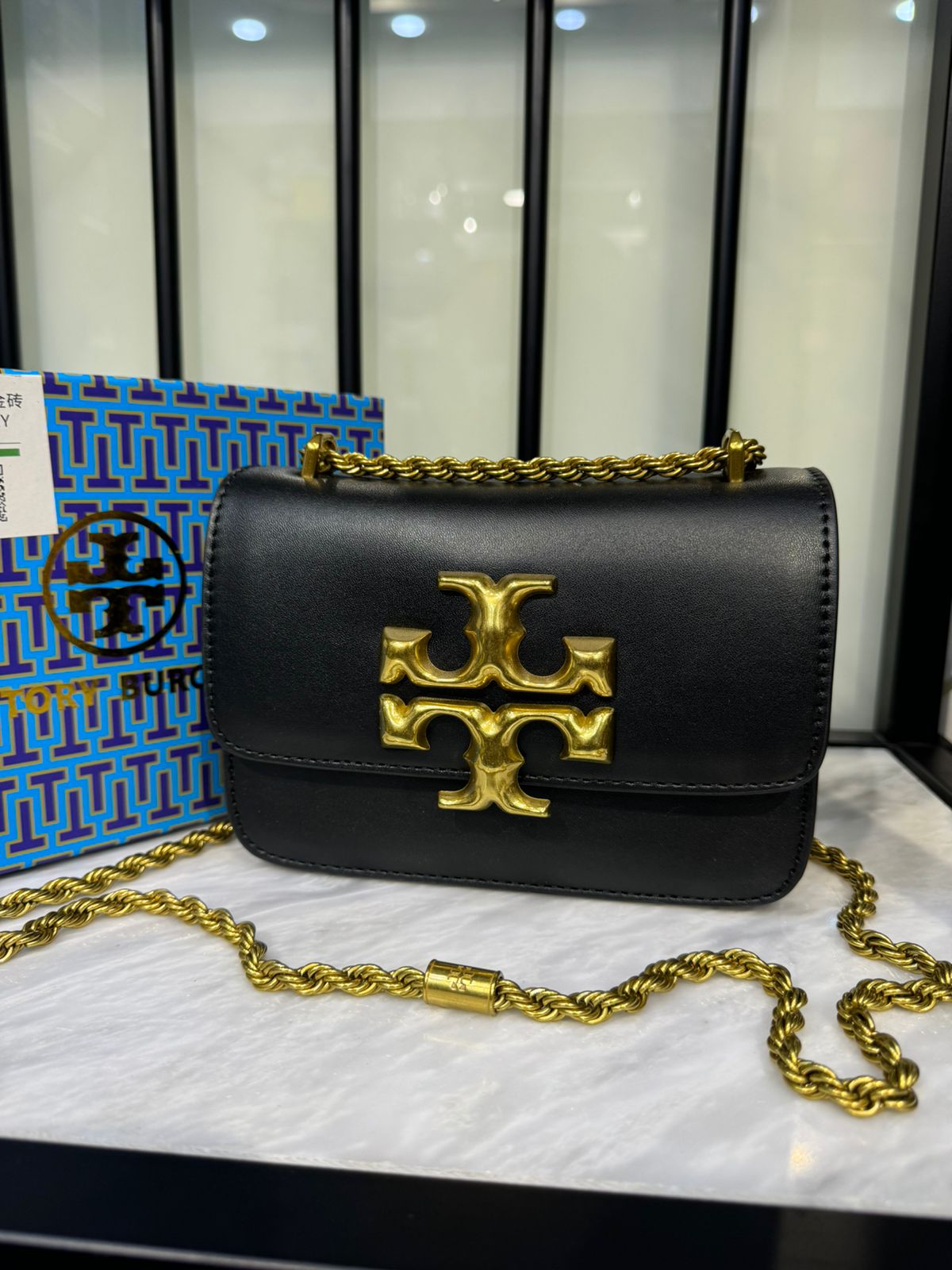 Tory Burch Small Eleanor Bag โ Elegant, Compact & Iconic (Black)