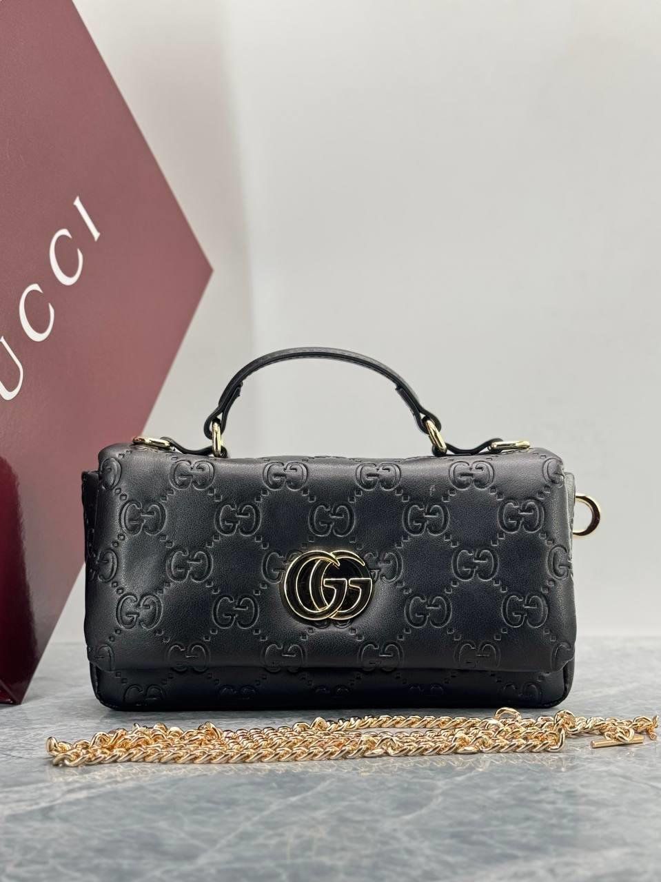 GUCCI GG Milano Mini Women Bag β Luxury Handbag with Chain Strap(Black)