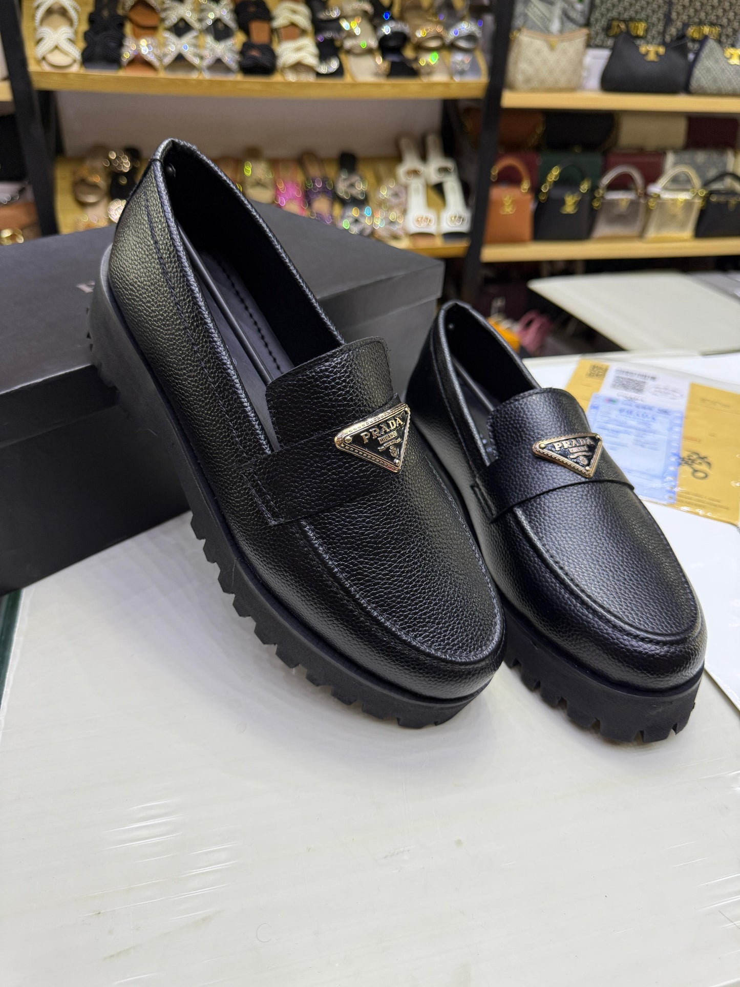 PRADA PREMIUM GENTS SHOES – Luxury Footwear (Black)