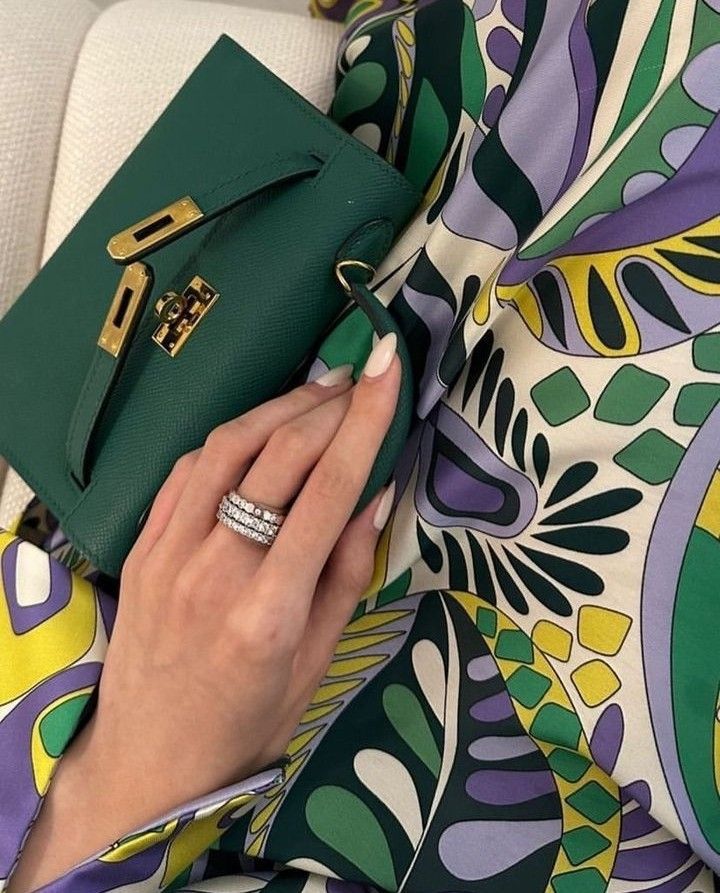 H-E-R-M-È-S Kelly 20 Mini – Elegant PU Leather Women Bag | Premium Quality (Green)