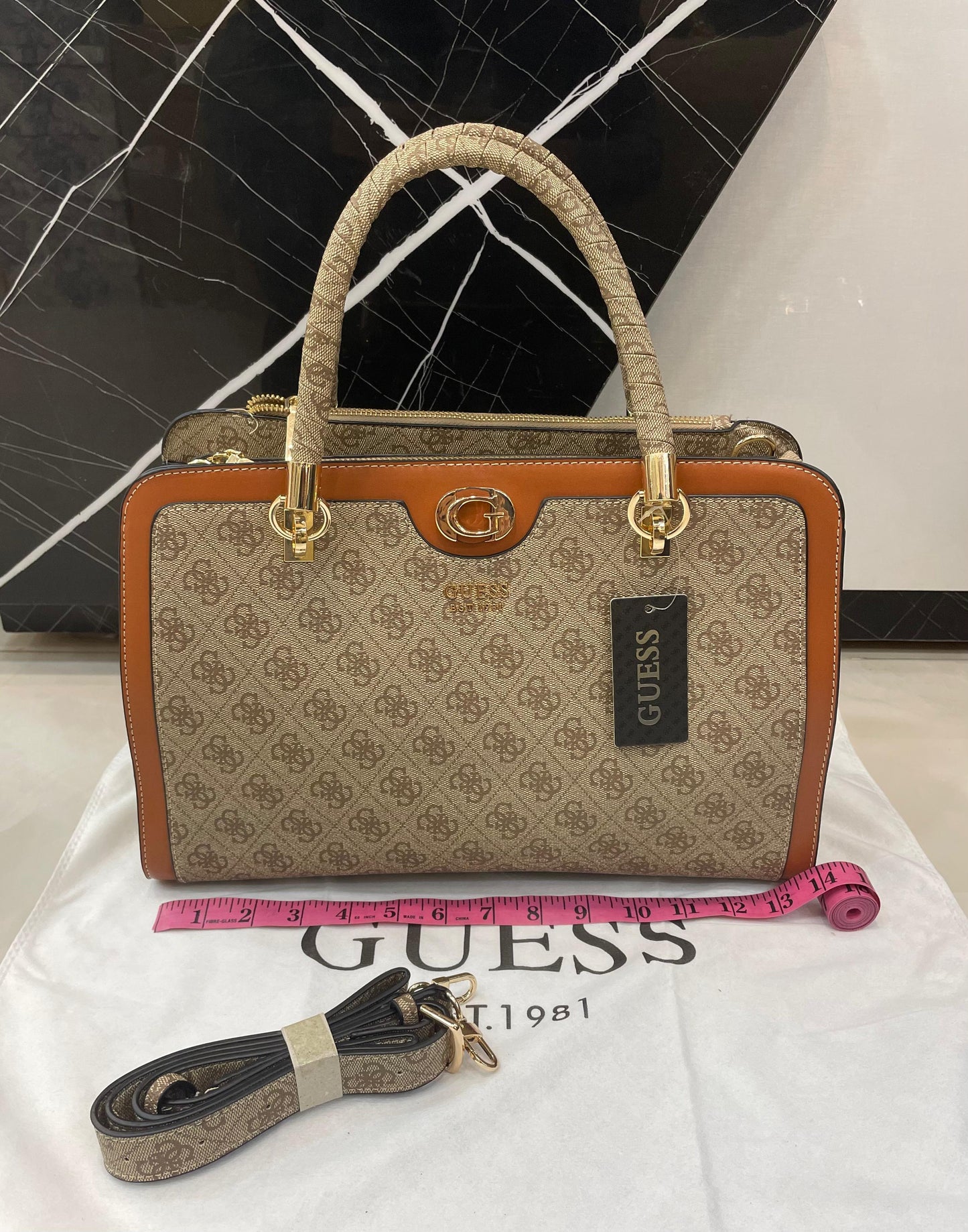 G-U-E-S-S Inspired Handbags – Premium Women Bag Collection (Brown-2)