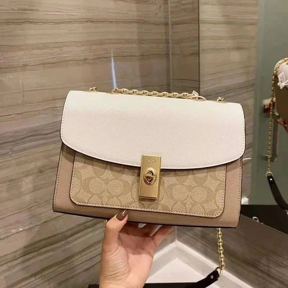 C-O-A-C-H Elegant Women Handbag β Luxury Edition with Full Brand Packaging (Brown-3)