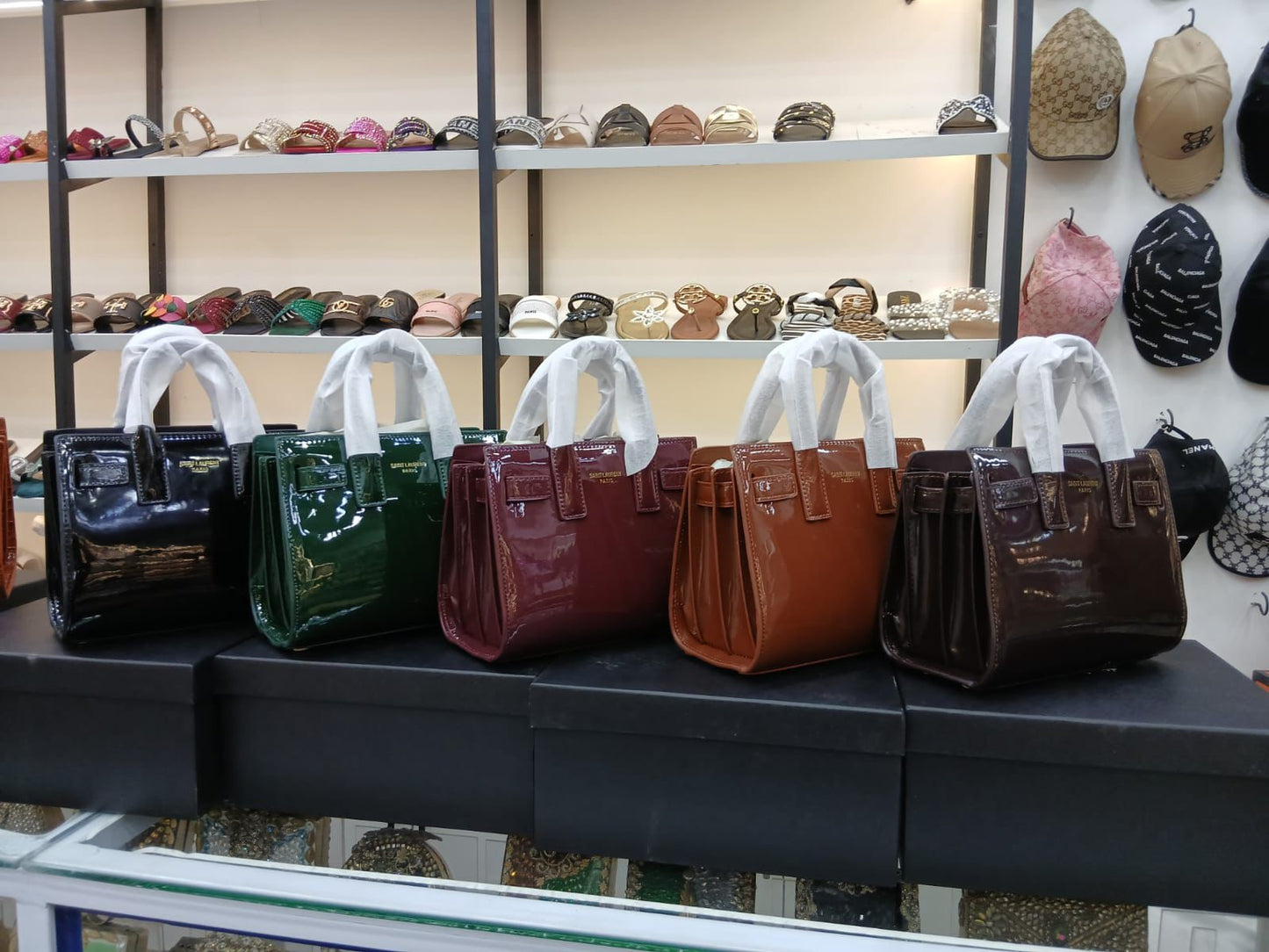 Y-S-L Luxury Small Tote Women Bag – Premium Leather Edition (Green)