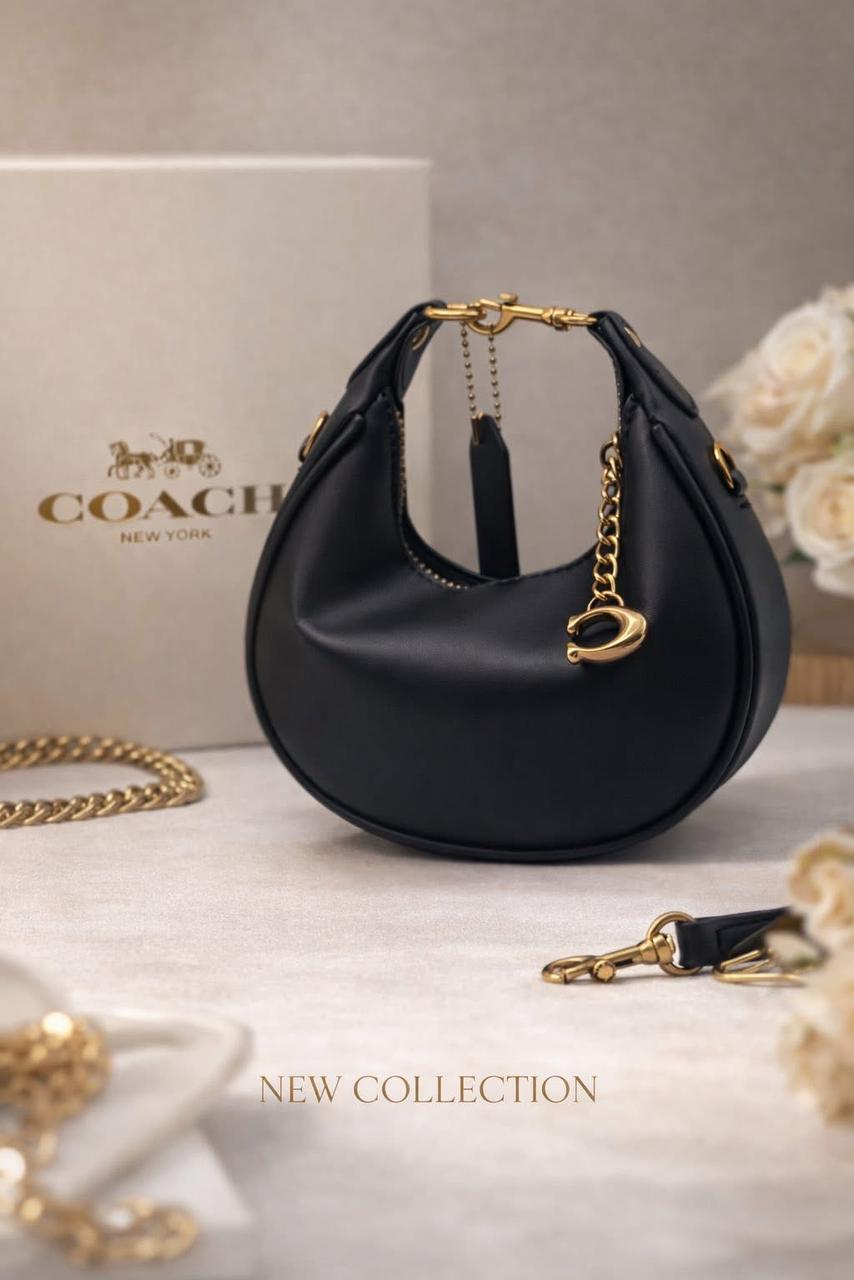 C-O-A-C-H Jonie Plain Mini Women Bag β Compact Luxury Edition (Black)