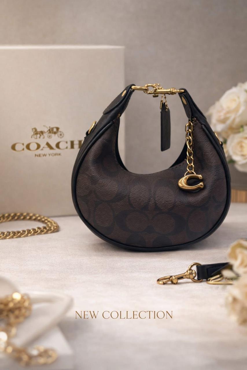 C-O-A-C-H Jonie Mini Women Bag β Compact Luxury Edition (Black-2)