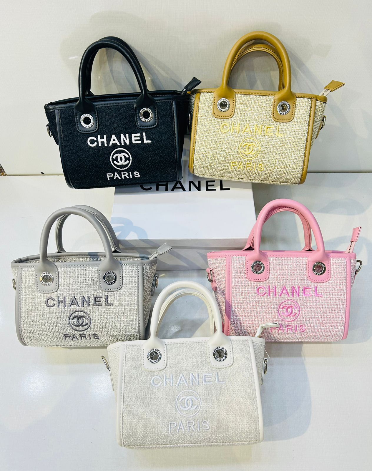 C-H-A-N-E-L Mini Tote Women Bag β Master Luxury Edition (Beige)