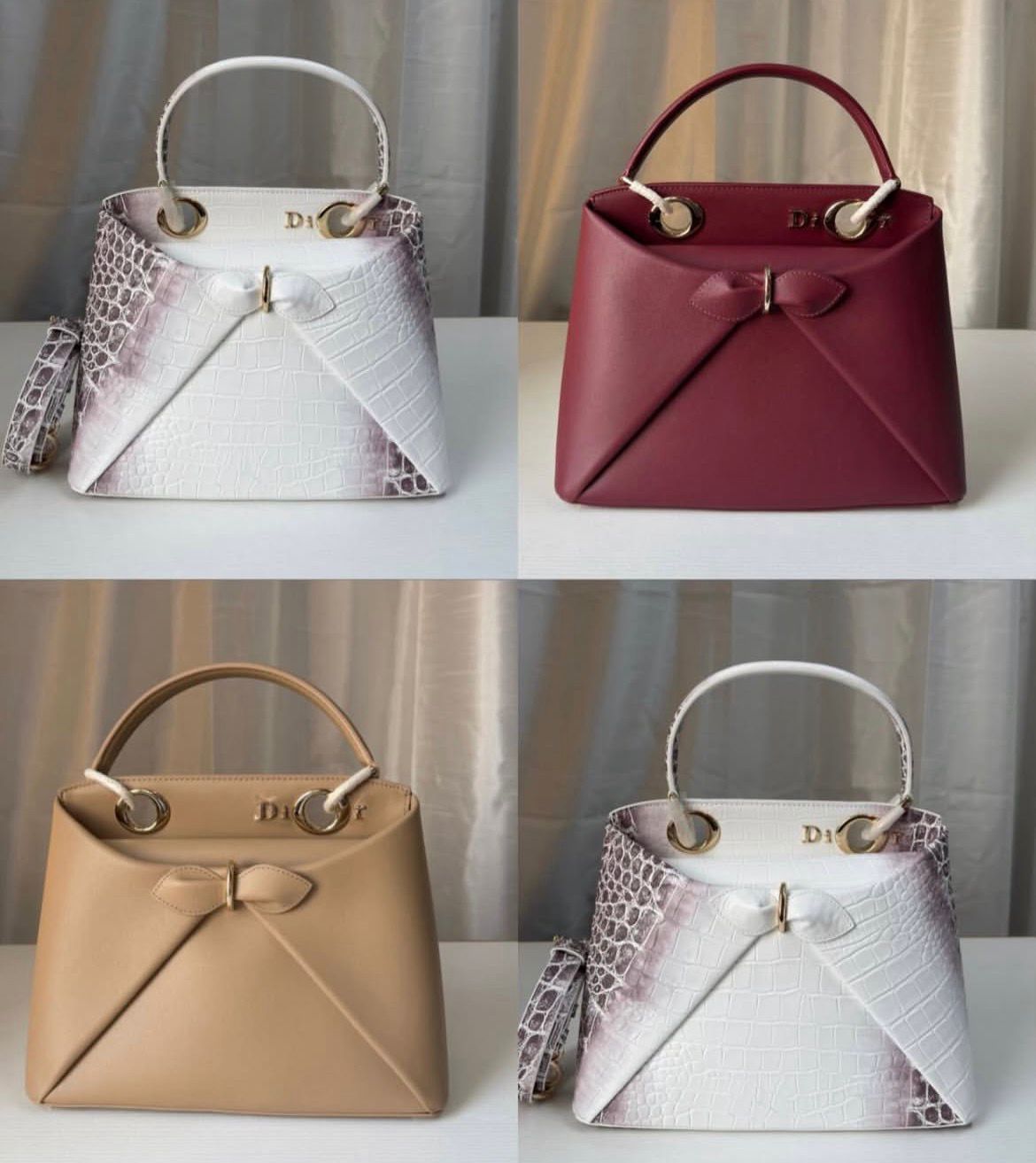 C-H-R-I-S-T-I-A-N D-I-O-R New-Era La Cigale Bag β Master Luxury Edition (White/Grey)