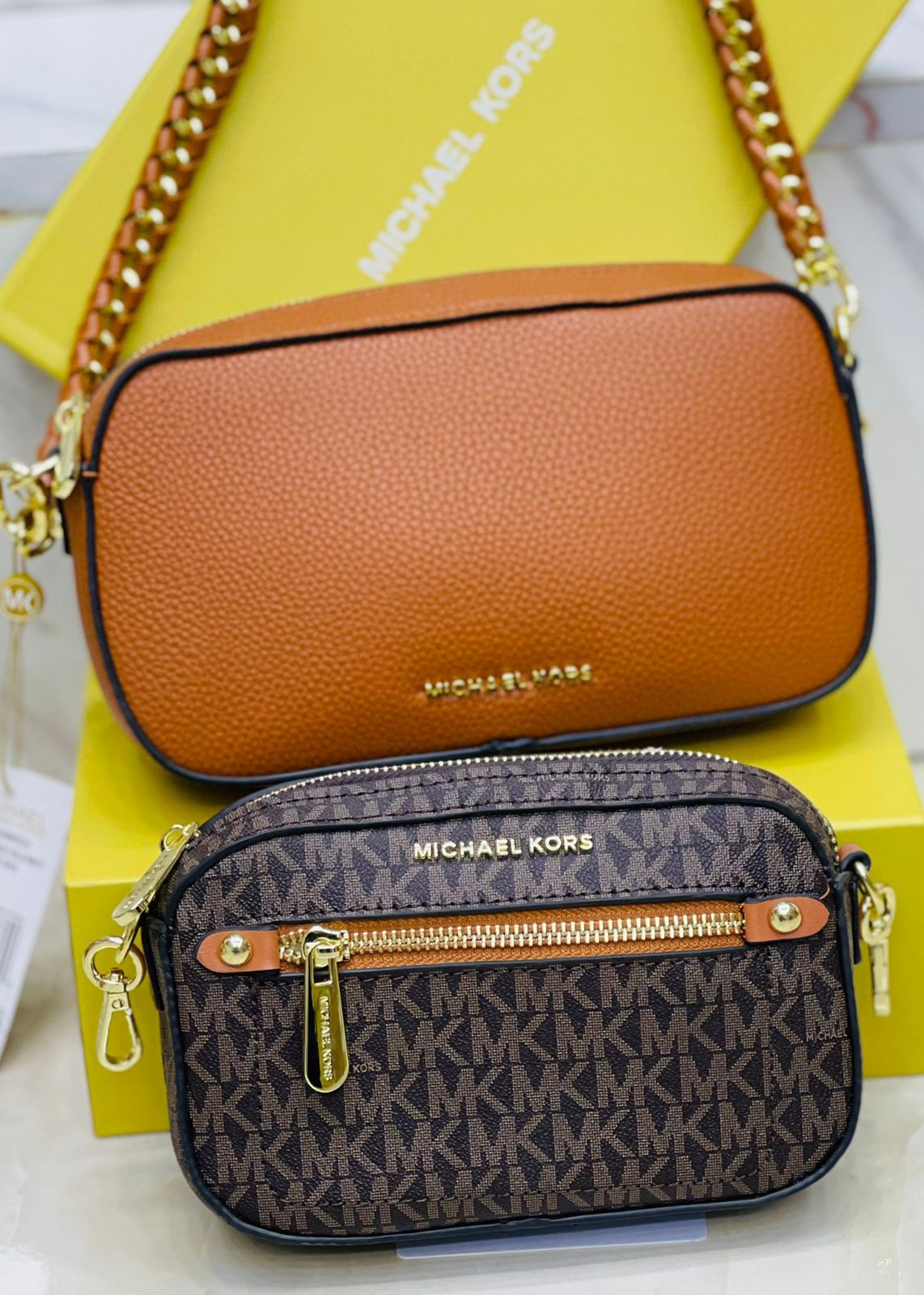 M-I-C-H-A-E-L K-O-R-S 2PC Set Women Bag β Master Class Edition (Brown)